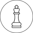a chess piece (king)